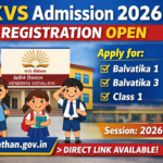 KVS Admission Form 2026