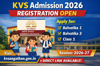 KVS Admission Form 2026
