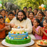 अनंत अंबानी का जन्मदिन गरीब बच्चों संग