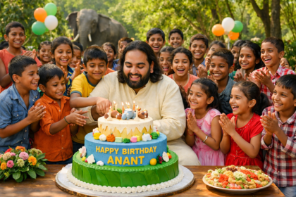 अनंत अंबानी का जन्मदिन गरीब बच्चों संग