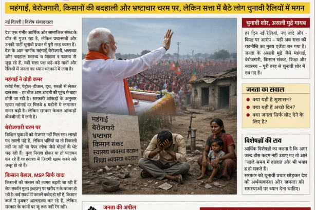 पीएम पार्टी प्रचार में व्यस्त, देश बुरे हालात में