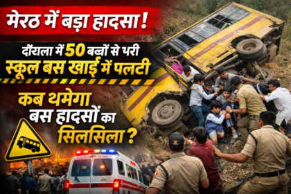 मेरठ स्कूल बस हादसा