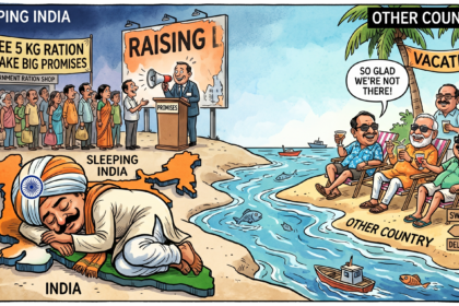 Sleeping India: Leaders enjoy in other country